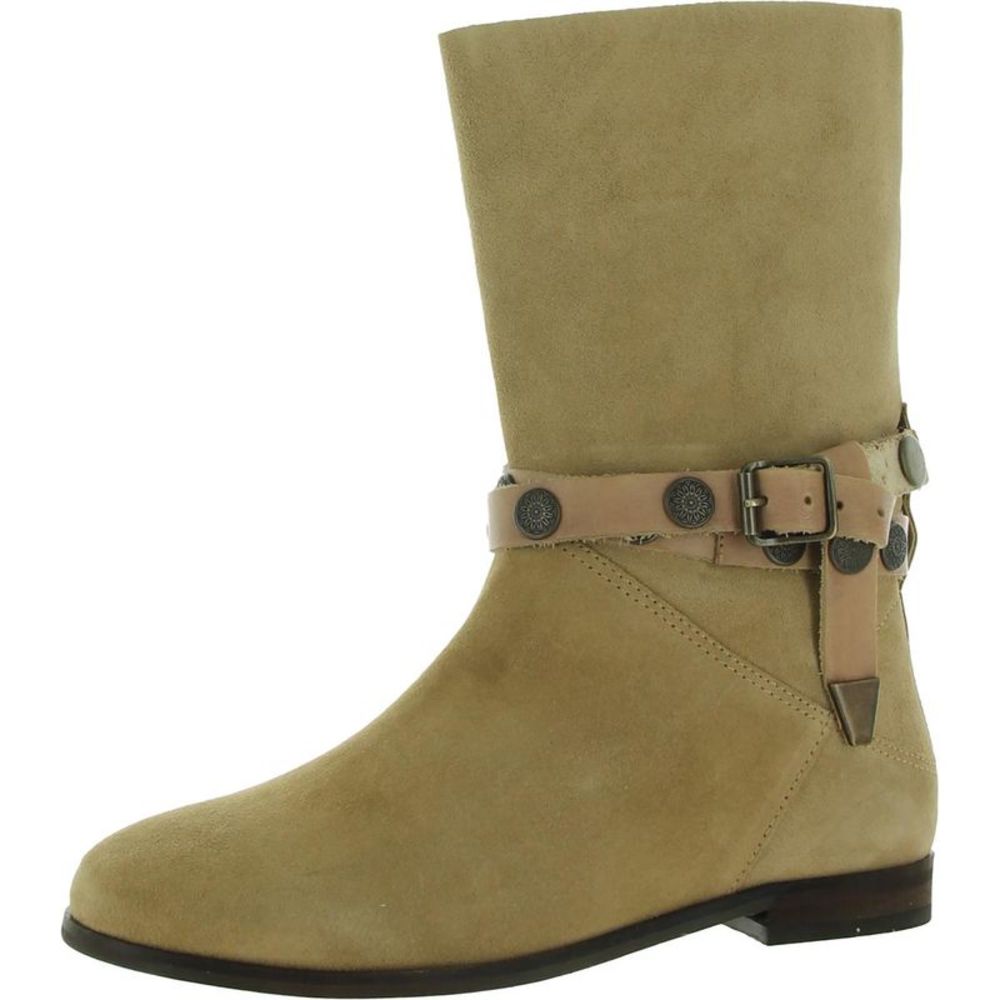 NWT: Free People Womens Hayden Tan Suede Pull On Booties Ankle Boots Shoes NWT